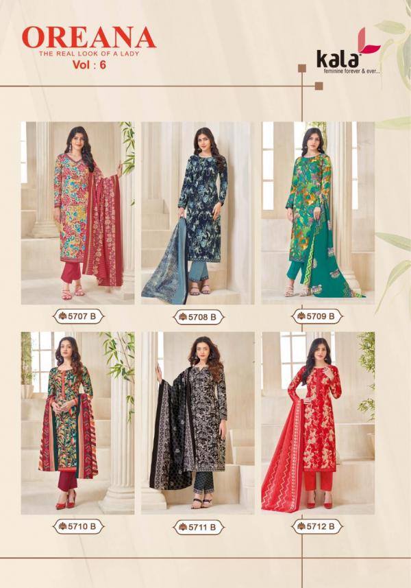 Kala Oreana Vol 6 Ready Made Cotton Collection